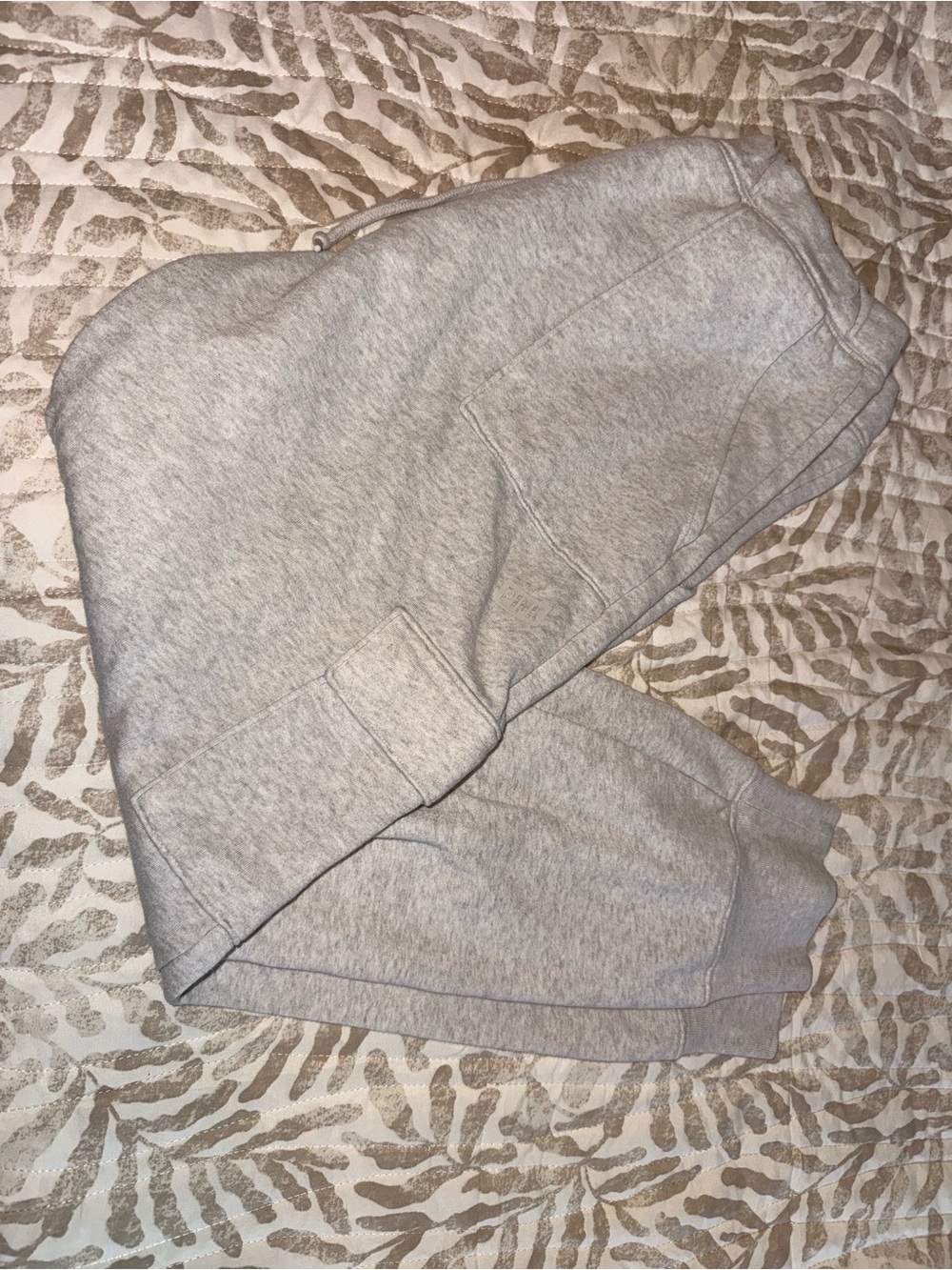 PINK Victoria's Secret Light Heather Gray Jogger Sweatpants